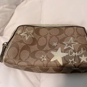 Coach mini make up bag